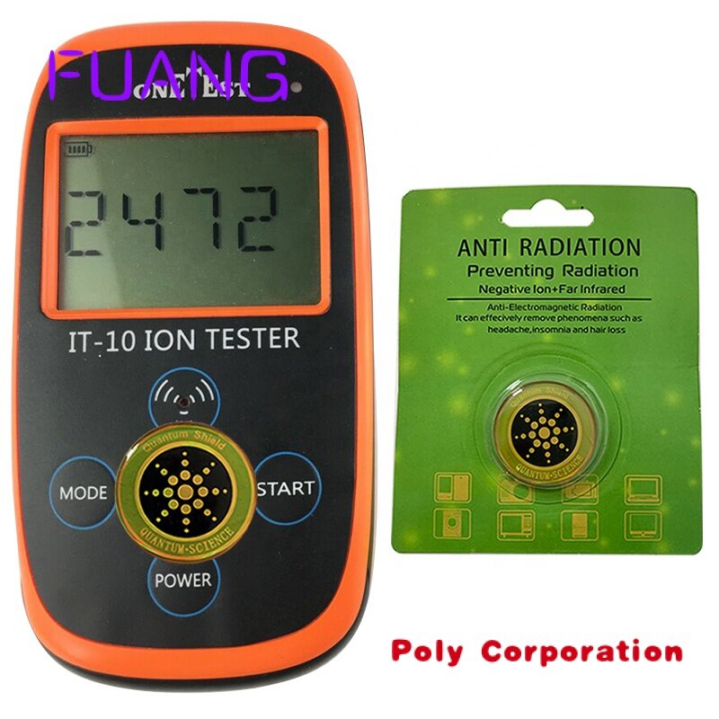Etiqueta anti-radiação para celular, Negative ions EMF Protection Shield, OEM ODM Order, Fábrica Personalizada, 1800-2200cc