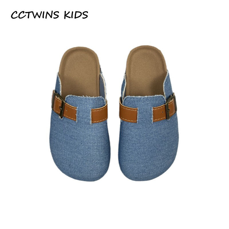 Детские пляжные сандалии, модные тапочки в стиле ретро для мальчиков и девочек, плоская мягкая подошва, однотонная брендовая Уличная обувь для малышей