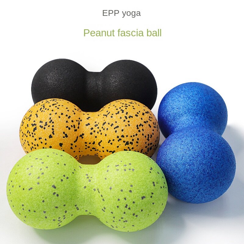 Массажный мяч EPP для йоги, тренажерного зала для фитнеса, медицинские упражнения, ролик арахисового цвета для спины, ног, шейного отдела позвоночника, реабилитация