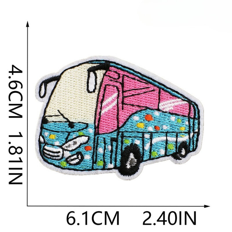 Hot Planet Embroidery Fabric Snail Decoration Camera Cactus DIY Embroider Patch Sticker Badge for Clothing Pants Jean Bag Hat