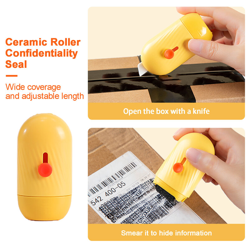Identity Protection Roller Stamps ID Protection Confidential Stamps Guard Information Address Id Envelope Blackout Stamper