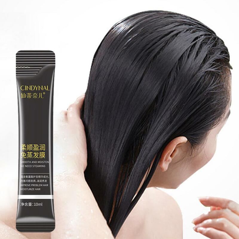 10ml Keratin magische Glättung Haarmaske 5 Sekunden wiederherstellen krauses glatte weiche Ernährung Haarpflege Reparaturen Schaden Behandlung o6v3