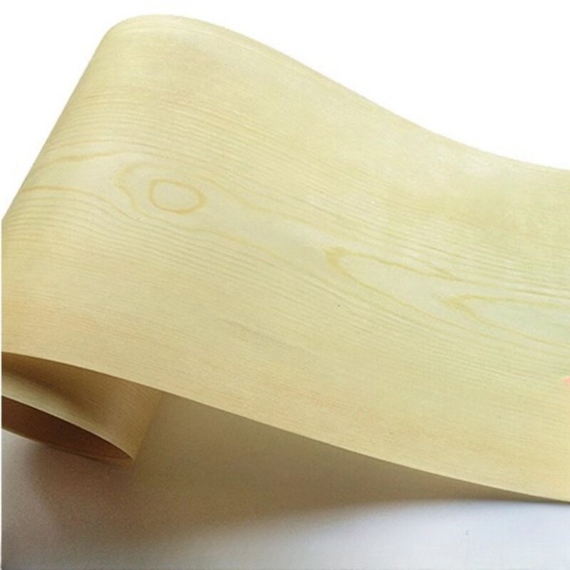 Folheado de madeira natural artesanal com pele fina, altifalante do pinho da cânfora, L: 2,5 m Largura: 25cm, T:0.2mm, 5PCs