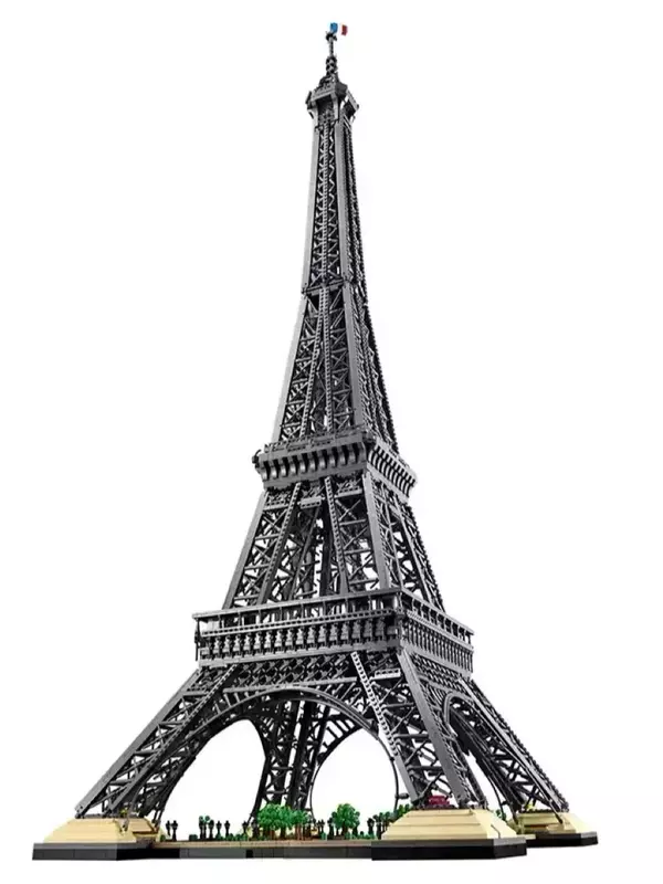 10001Pcs blocchi di rigonfiamento della torre Eiffel 1.5M compatibile 10307 mattoni modello alto architettura di parigi per regali di compleanno per bambini giocattoli