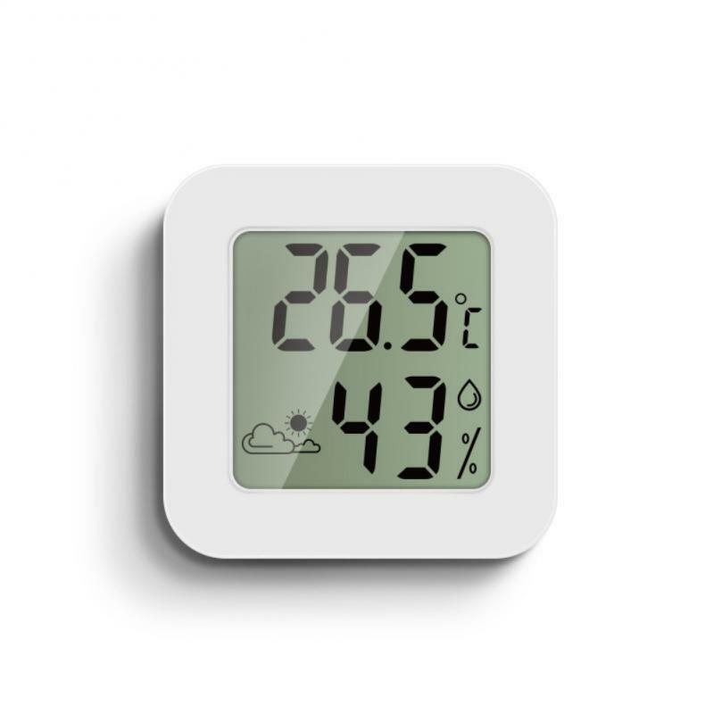 ميزان حرارة رقمي داخلي مصغر ، مقياس للرطوبة بشاشة عرض LCD ، مقياس درجة حرارة الغرفة ، مقياس الرطوبة ، مستشعر الرطوبة