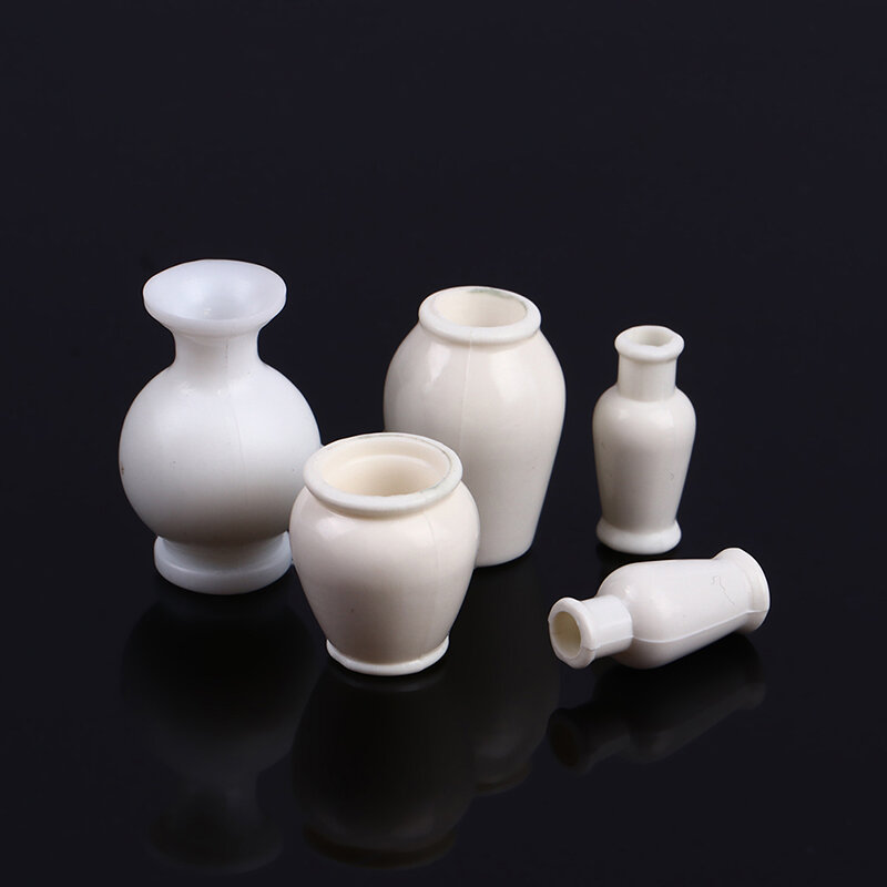 5 pces modelo de mesa de areia de construção mini vaso de simulação cerâmica