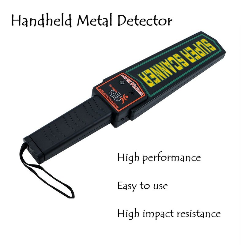 GM09 Handheld Metal Detector Vibration Acoustooptic Detector Security Scanning High Precision Detector
