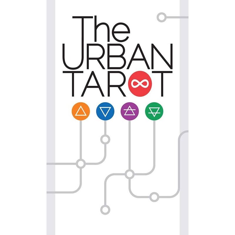 De Urban Tarot Deck Vrijetijdsfeest Tafelspel Waarzeggende Profetie Orakelkaarten 10.3*6Cm 78 Stuks Kaarten