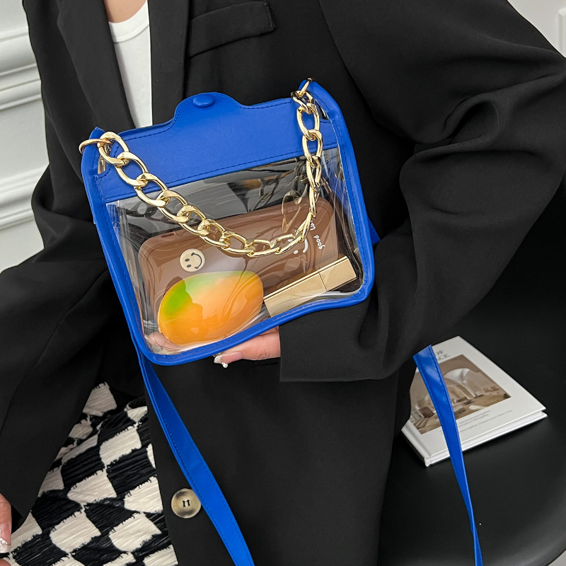ฤดูร้อน2022ใหม่ผู้หญิงใหม่แฟชั่น Jelly Bag กระเป๋าไหล่ Casual Messenger กระเป๋าสแควร์ขนาดเล็กสตรีกระเป๋า