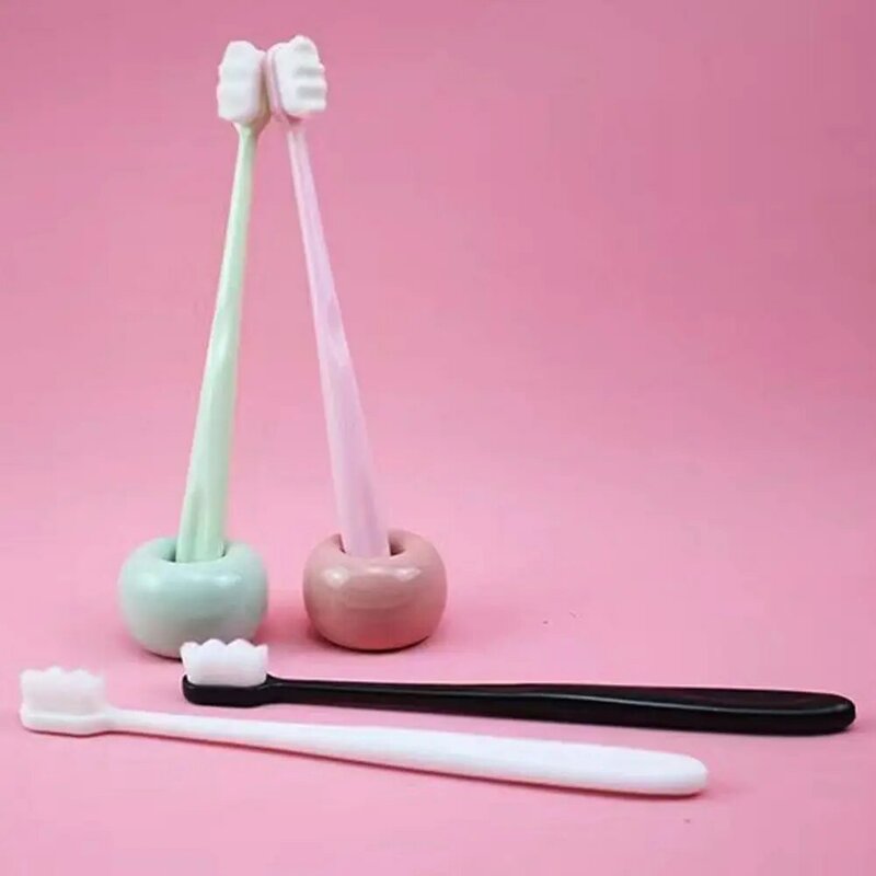 Ручной волнистый инструмент для чистки зубов в ванной комнате