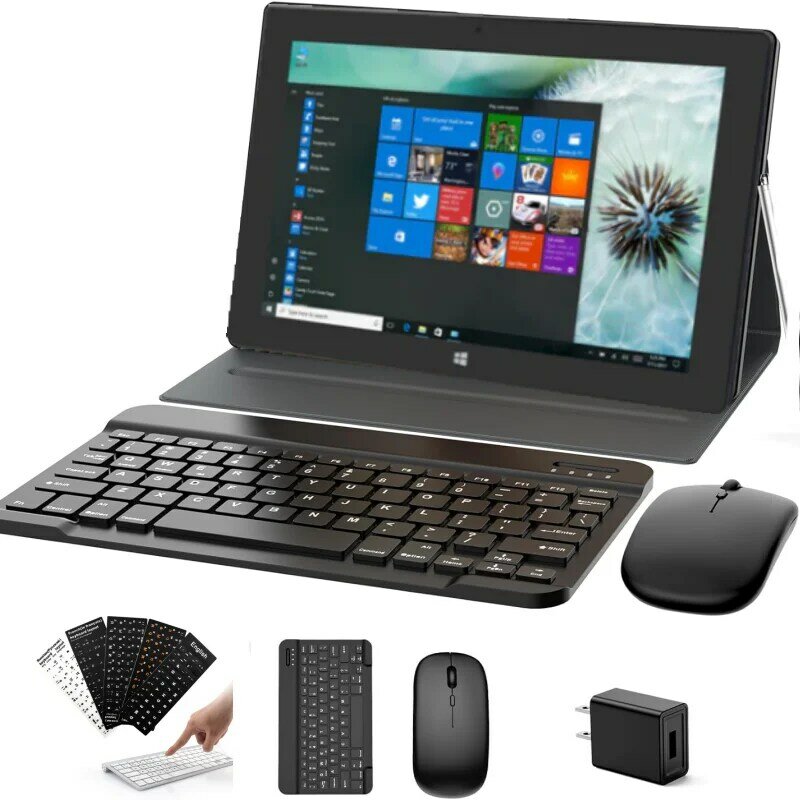 RCA03 윈도우 10 태블릿 PC, 10.1 인치 화면, 2GB RAM, 32GB ROM, USB 3.0, HDMI 호환, 6000mAh 배터리, 쿼드 코어 듀얼 카메라