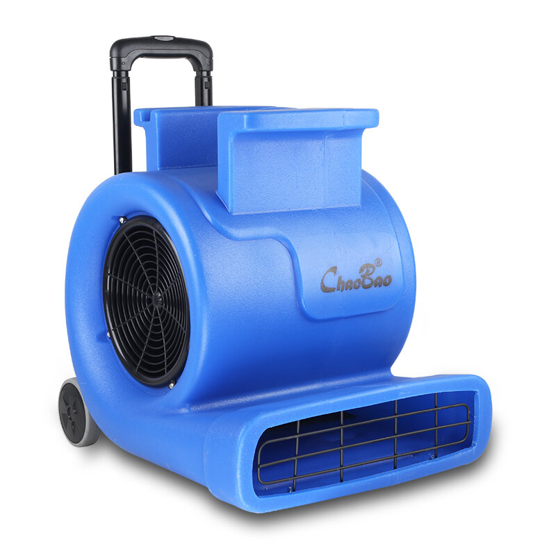 Essiccatore per pavimenti blu ventilatore industriale commerciale a tre velocità personalizzabile ad alta potenza forte attrezzatura per la deumidificazione del tappeto