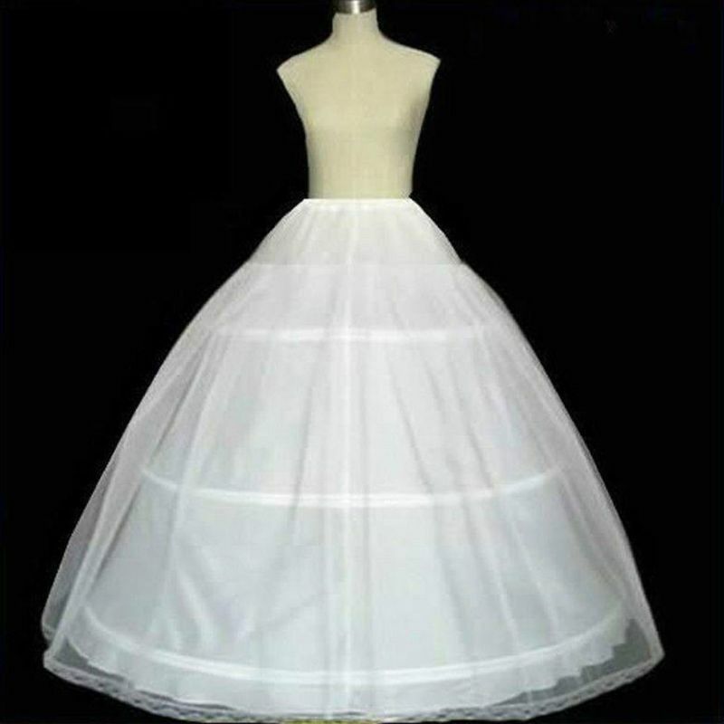 Noiva nupcial vestido de casamento apoio petticoat 3 aros 1 camada gaze saia forro saia feminina natal surpresa