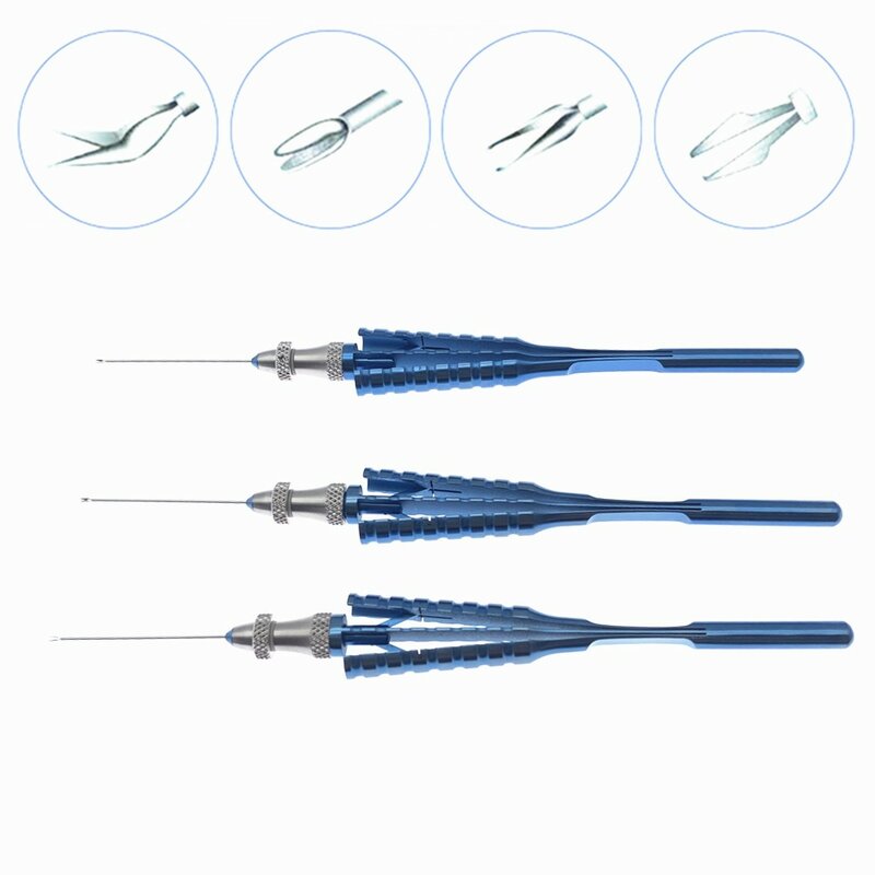 Capsulorhexis Forceps Ophthalmic Forceps Retinal Removable Head Eye Surgical Instrument