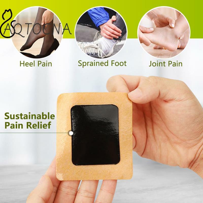 Patch de alívio da dor para tratamento Foot Care Heel Plaster, Herbal Bone, Spurs tendinite de Aquiles, 6pcs por saco