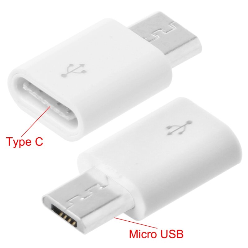 Adaptateur chargeur USB Type vers Micro USB femelle vers USB mâle