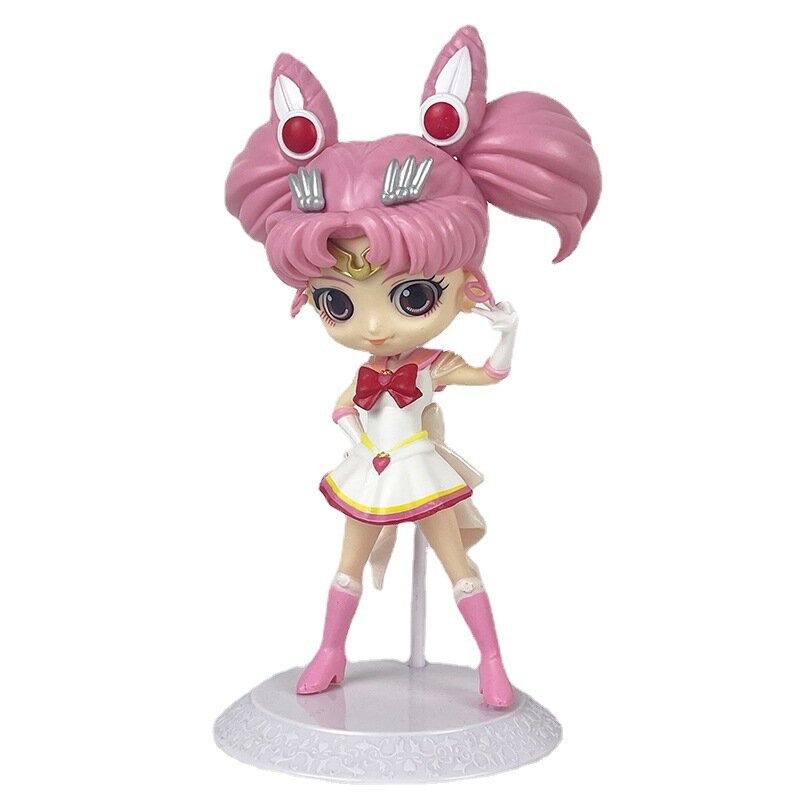 Sailor Moon Anime Personagem Figuras de Ação, Chibiusa, Brinquedos Boneca Modelo, Cute Girl Desktop Ornamentos, Presente Kids, Novo