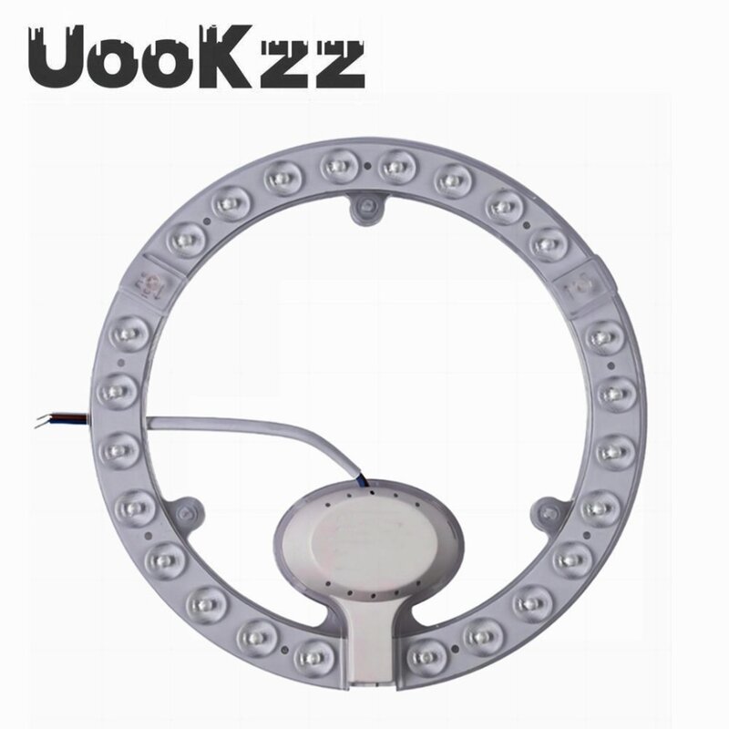 Uookzz led ring panel kreis licht 36w 24w 18w 12w kaltweiß AC220V-240V runde deckenplatte das runde lampen brett blub