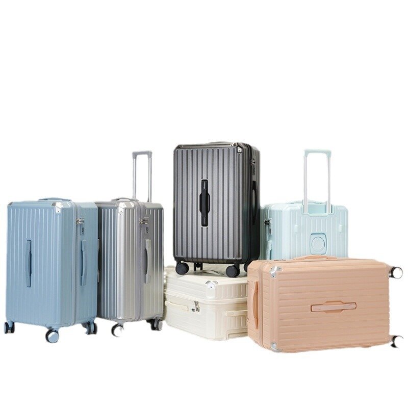 Sports Trolley Case  Suitcase  with Cup Holder Large Luggage Capacity Men's and Women's Zipper Password Suitcase Luggage