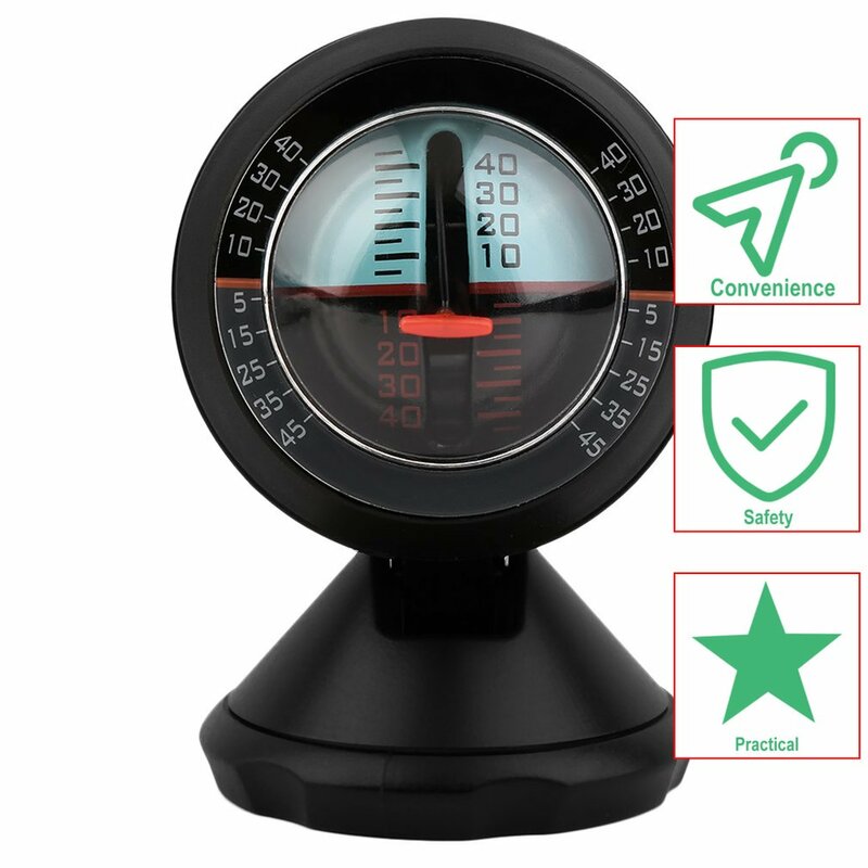 Multifunctionele Auto Inclinometer Helling Buitenshuis Meet Gereedschapskompas Engel Level Finder Tool Voor Autoreizigers