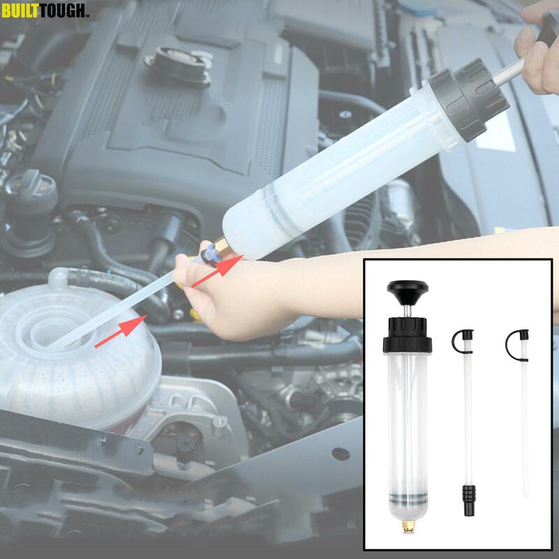 1PC Car Manual Fluid Extractor 200CC White Transparent Portable Type Filling Syringe Oil Extractor Hand Pump Dispenser Supplies
