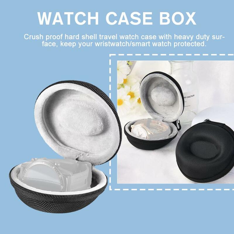 Travel Portable Storage Box For Single Watch Shock And Impact-resistant For Huawei Apple Smart Zipper Box Universal Watch B Q2O8