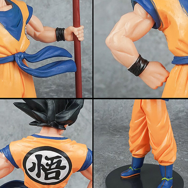 Tokoh aksi Son Goku 21cm figur Anime Dragon Ball hadiah penggemar patung figur ulang tahun PVC 20