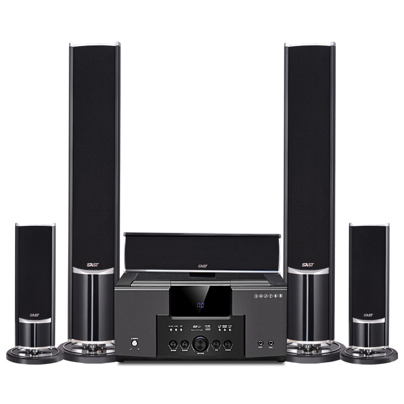 KYYSLB 5.1 Home Theater Audio Set Living Room Home Amplifier Speaker Audio 3d Surround TV K Song Speaker Column