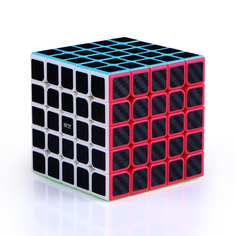 Magic Cube Carbon Fiber  About 2x2 3x3 4x4 5x5 Cube Set Sticker Speed Magic Cubes Puzzle Toy Children Kids Gift Toy Educ Toy