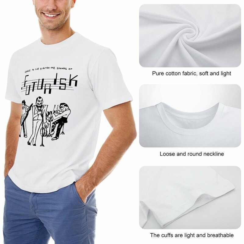 Futurisk-Camiseta de secado rápido para hombre, ropa hippie para niño, gráfico, DIY