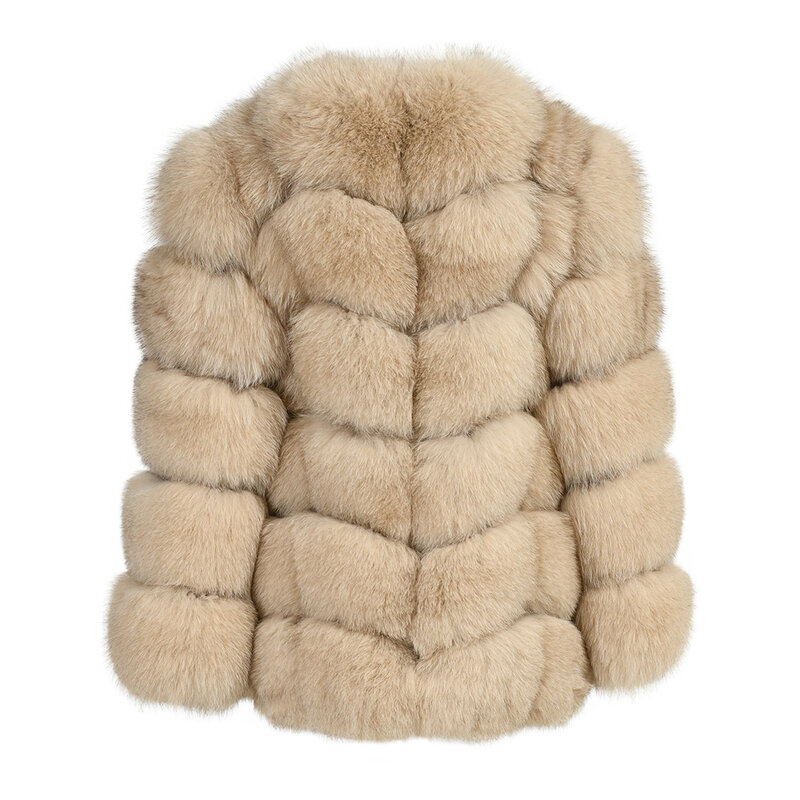 Женская зимняя блестящая Высококачественная мягкая куртка из натурального Лисьего меха, лидер продаж, роскошное модное пальто, оптовая продажа, Лидер продаж