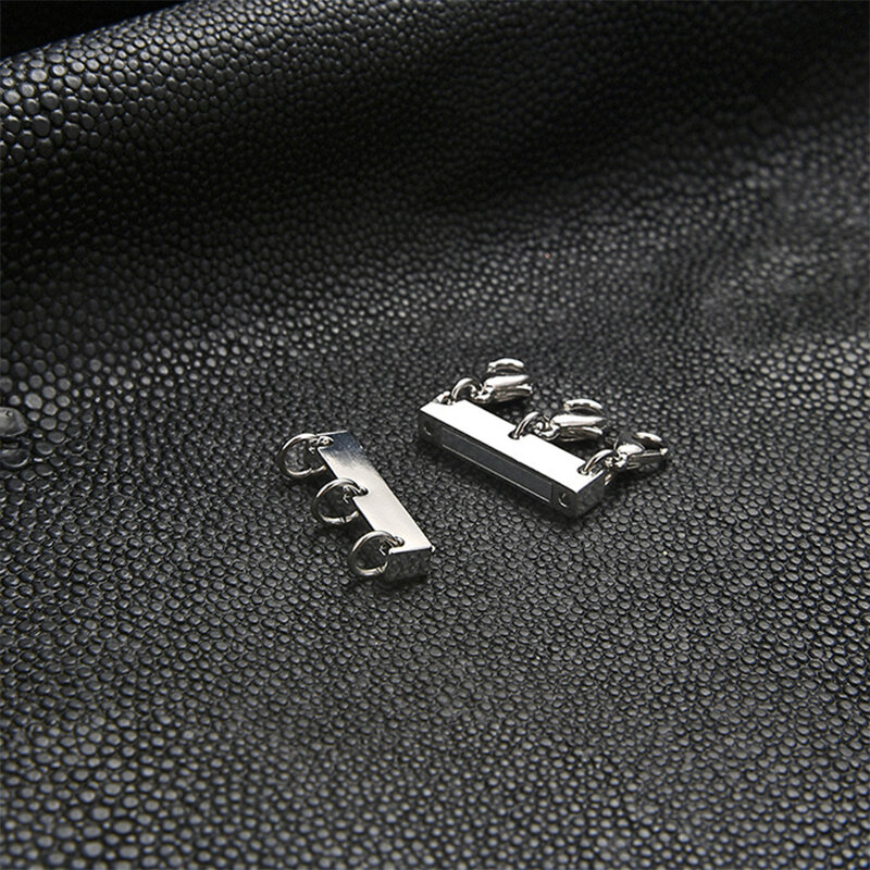1 szt. Złota wielowarstwowy warstwowy naszyjnik klamra do połączenia galwanizowania naszyjnik Diy materiał ze stopu biżuterii