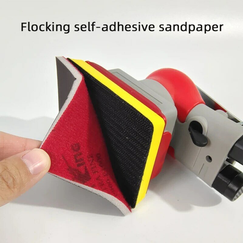 Rot Schleifpapier Auto Sand Kitt 75x 100 Platz Trockenen Schwamm Schleifpapier Hardware Möbel Oberfläche Polieren Schleif Grit