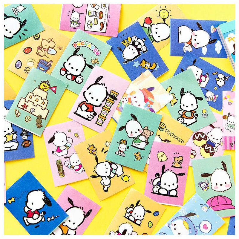 Pegatinas divertidas de dibujos animados de Anime, calcomanías de Kuromi My Melody para portátil, álbum de recortes, teléfono, papelería, decoración, juguetes, 50 piezas
