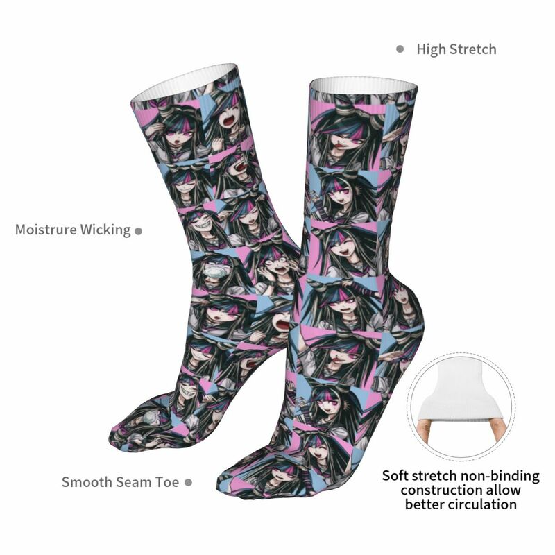 Calcetines de moda informales para hombre y mujer, calcetín gráfico, Ibuki, Mioda, Danganronpa, primavera, verano, Otoño e Invierno