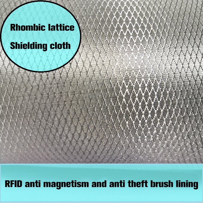Profesjonalna ochrona przed promieniowaniem materiał ekranujący przewodząca tkanina blokująca RFID EMF Radiowave/kuchenka mikrofalowa tarcza Faraday Cloth