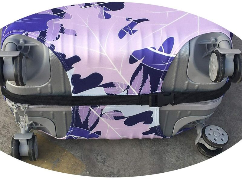Capa de proteção de bagagem de viagem em spandex lavável, acessórios de viagem