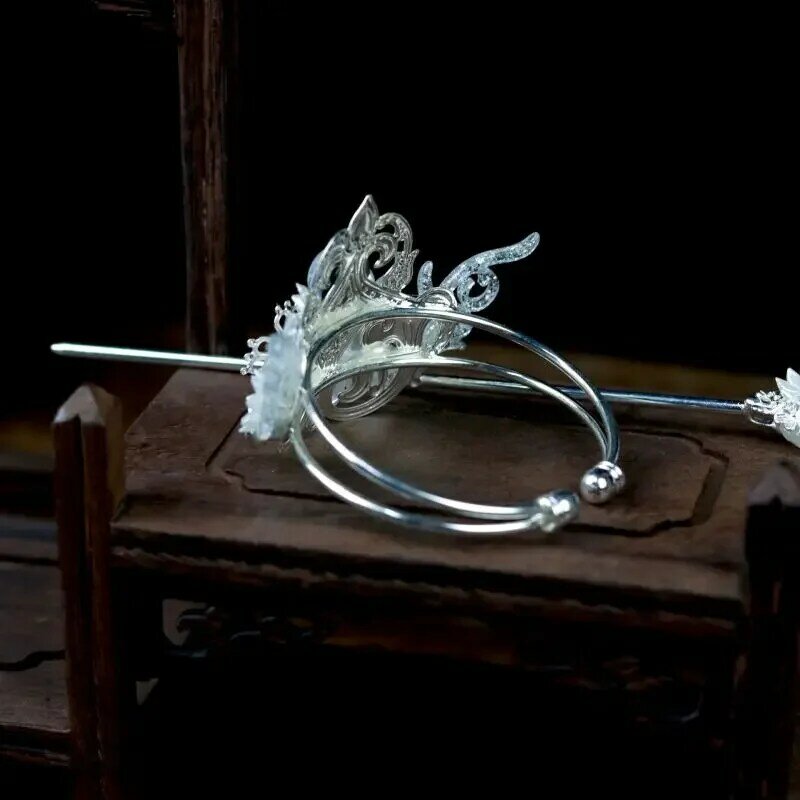 Corona de pelo Hanfu para mujer, tocado de horquilla para pareja