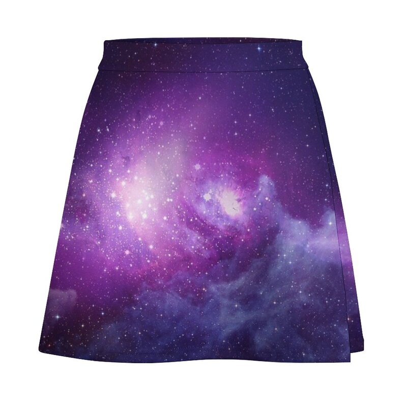 Minifalda de galaxia púrpura para mujer, vestidos de verano, ropa coreana elegante, 2023