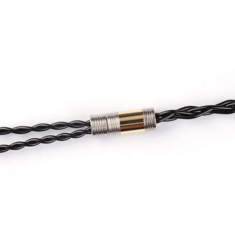 NICEHCK-Cable de auriculares BlackCat HIFI, aleación de cobre de Zinc, alambre IEM empapado en aceite, 3,5/2,5/4,4mm, MMCX/2Pin para DB2 SALNOTES ZERO 4U
