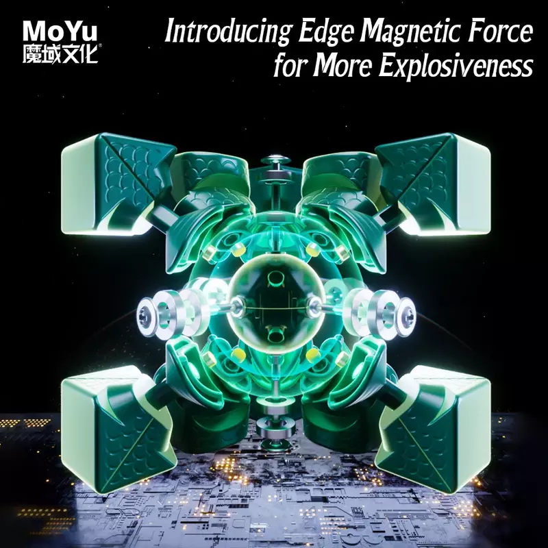 Moyu Weilong磁気maglevキューブパズル、プロのスピードキューブ、wrm v9、3x3x3コア、2023