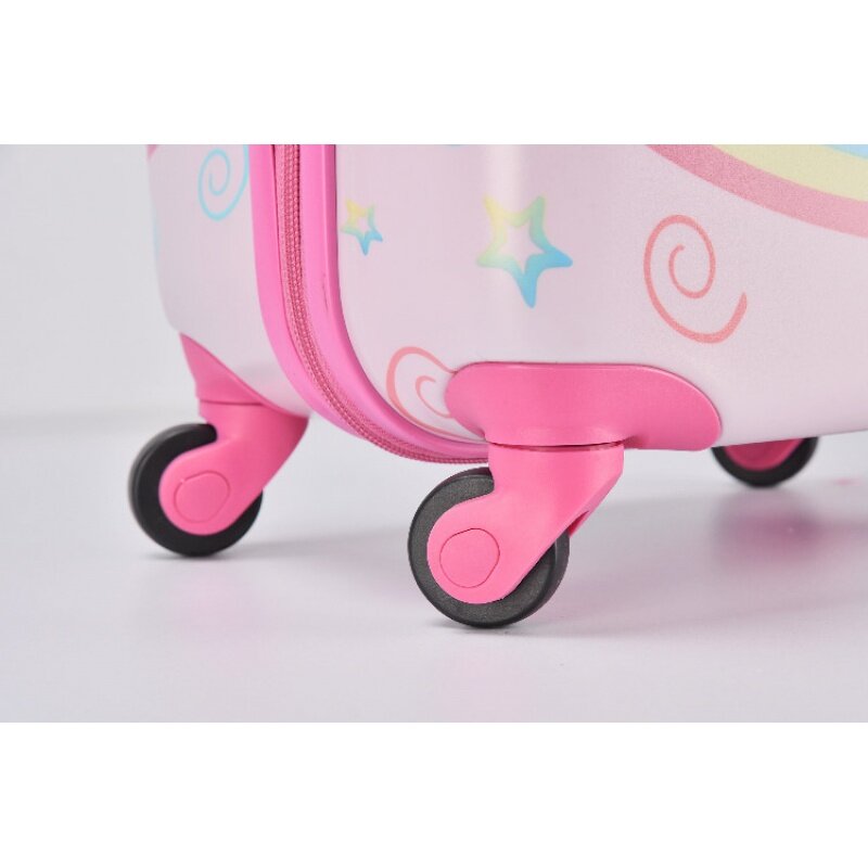 Suitcase for kids Applicable age 3-12 years old trolley18-inch 13-inch universal wheel suitcase set suit little girl luggage set