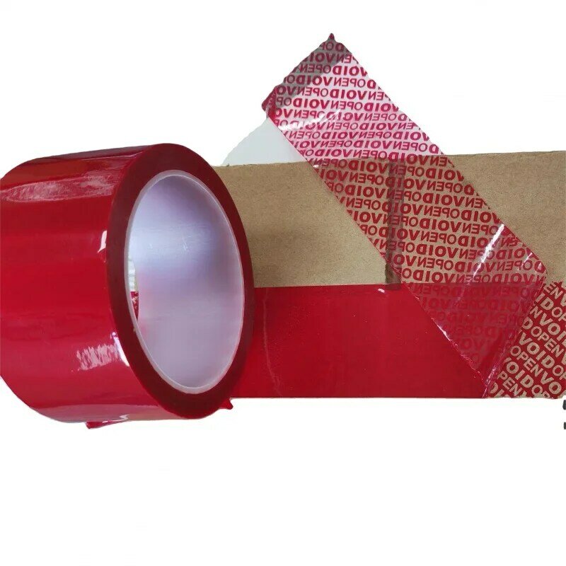 Customized productCustom identification printing security packing tape tamper obvious tape open tape