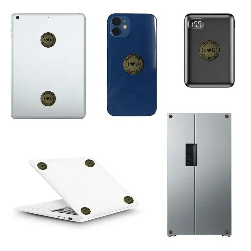 휴대폰용 맞춤형 로고 크기, 양자 에너지 EMF 보호 스티커, 방사선 방지 휴대폰 스티커