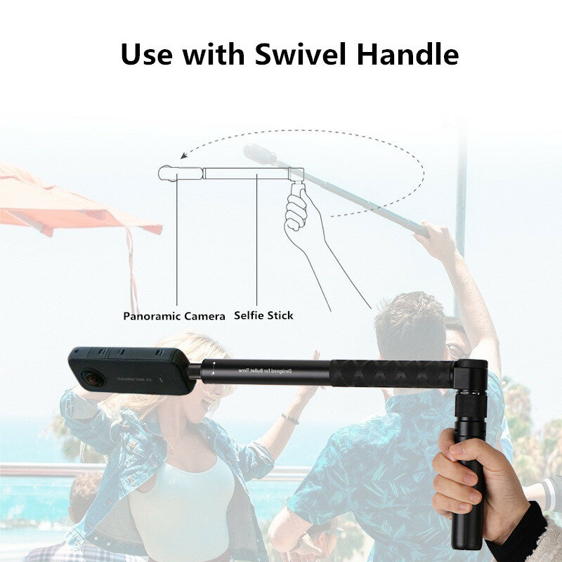 Invisible Extended Edition Selfie Stick Scalable Monopod for Insta360 X2 X3 X4 Accessories For GoPro 12 11 10 9 8 Stick Tripod