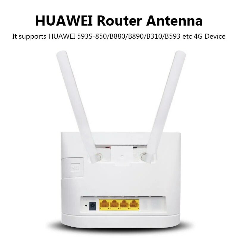 4G Antenne 10dBi SMA Männlichen 700-2700MHz für 4G LTE Router Externe Wifi Antenne für B593 e5186 B315 B310 B880 B890