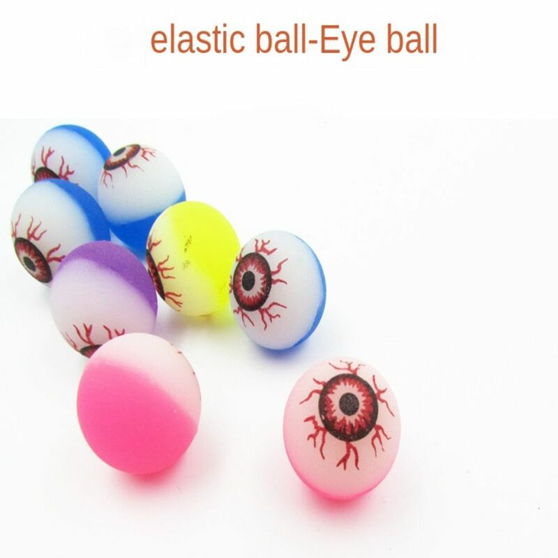 Glowing Bouncy Eyeball para Crianças, Multicolor Eye Ball, Horror Toy, Demon Eye, Halloween Terror, Cosplay Prop