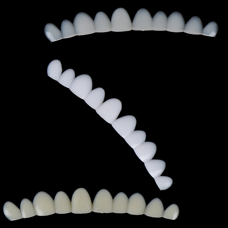 1 Set Simulation Tooth Paste Simulation Tooth Whitening Denture Paste Braces Tool Perfect Smile Comfortable Teeth Veneer