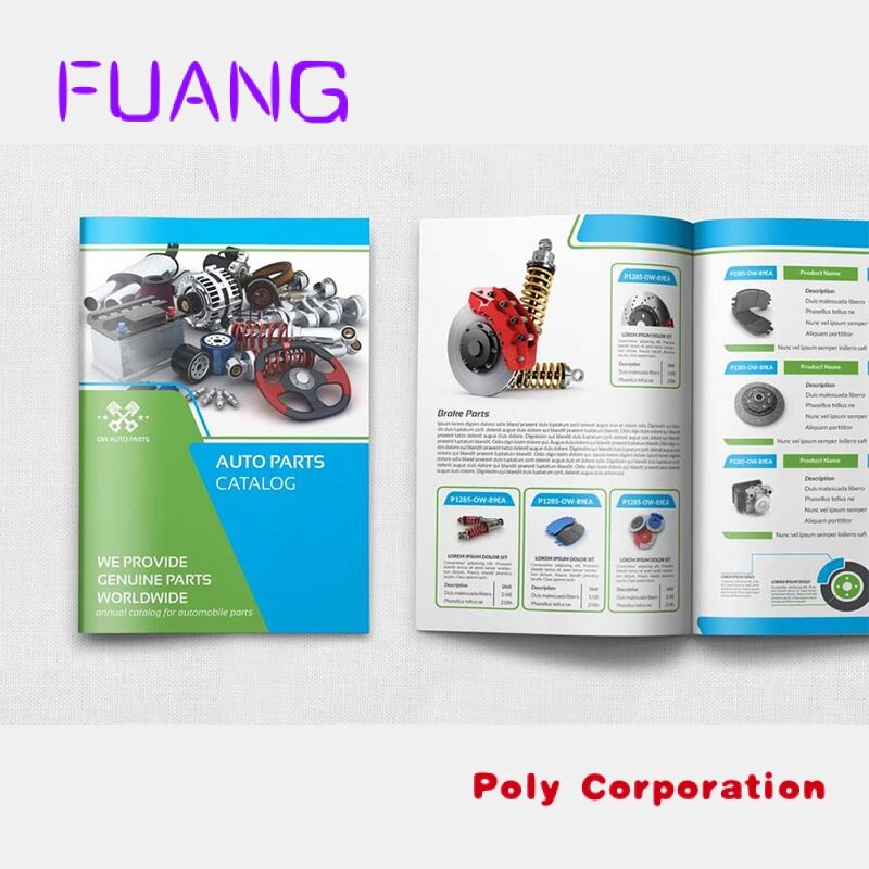 Custom  Good Quality Custom Printing Catalogue Brochure Booklet Fashionable Magazine