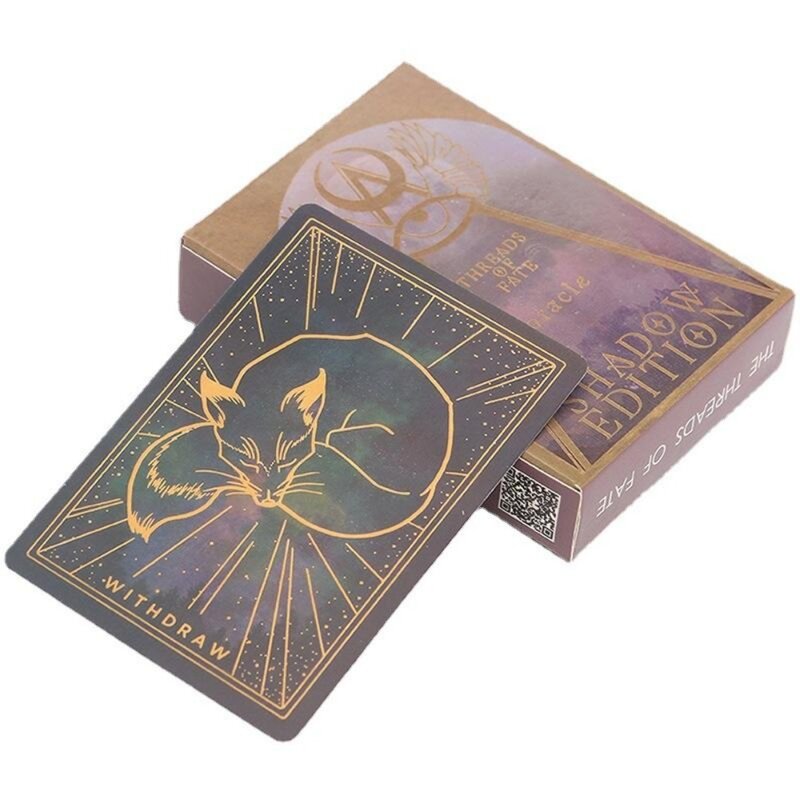 Threads For The Fate Oracle Cards Shadow Edition Tarot Deck Entertainment Table Playing Games Divination 11*6.5cm